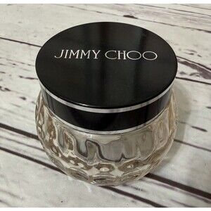 Jimmy Choo Empty Body Cream Glass Container Bottle 5oz